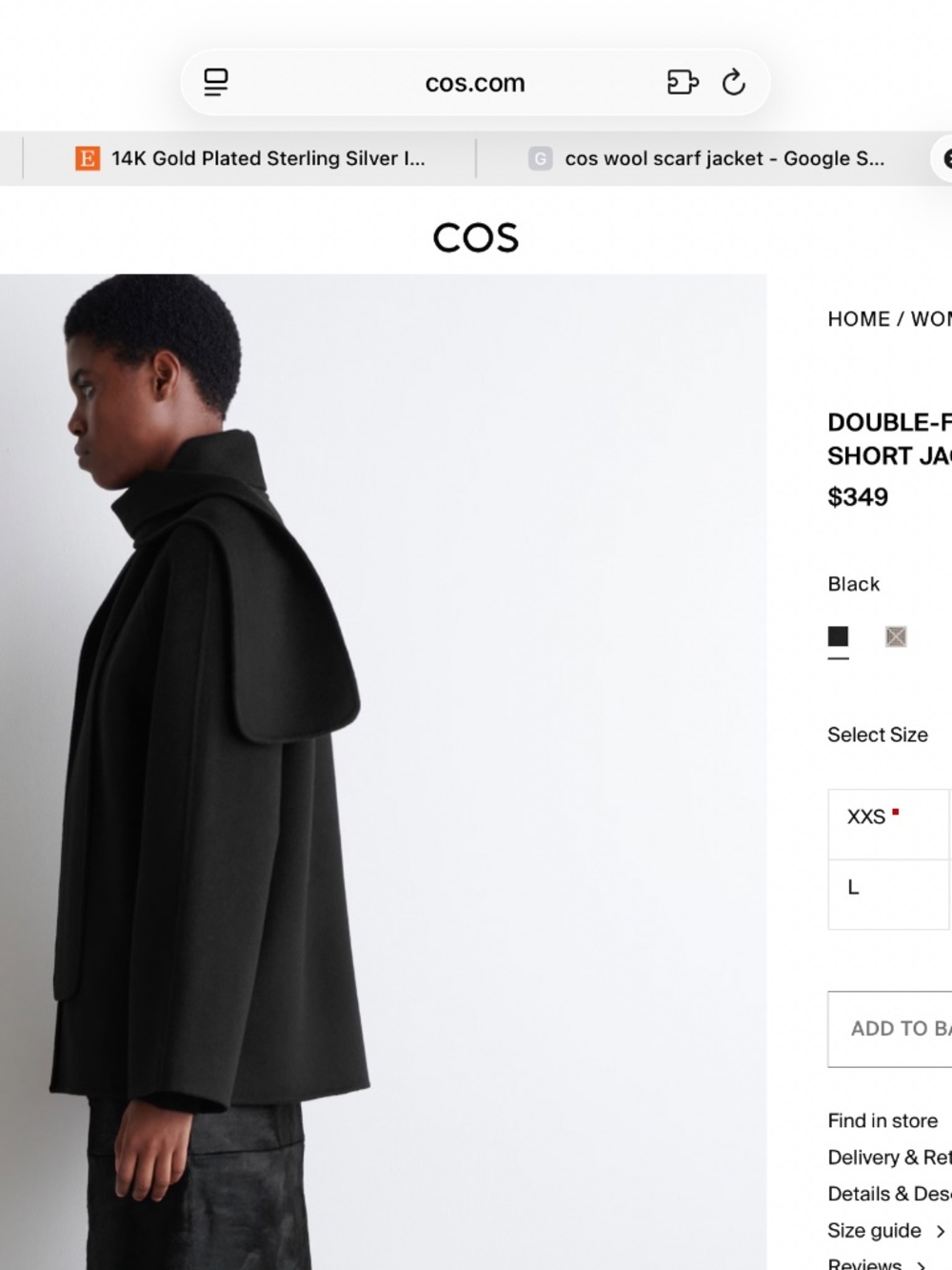 Cos Scarf Coat - Picture 9 of 9